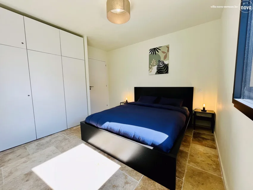 Slaapkamer met tweepersoonsbed